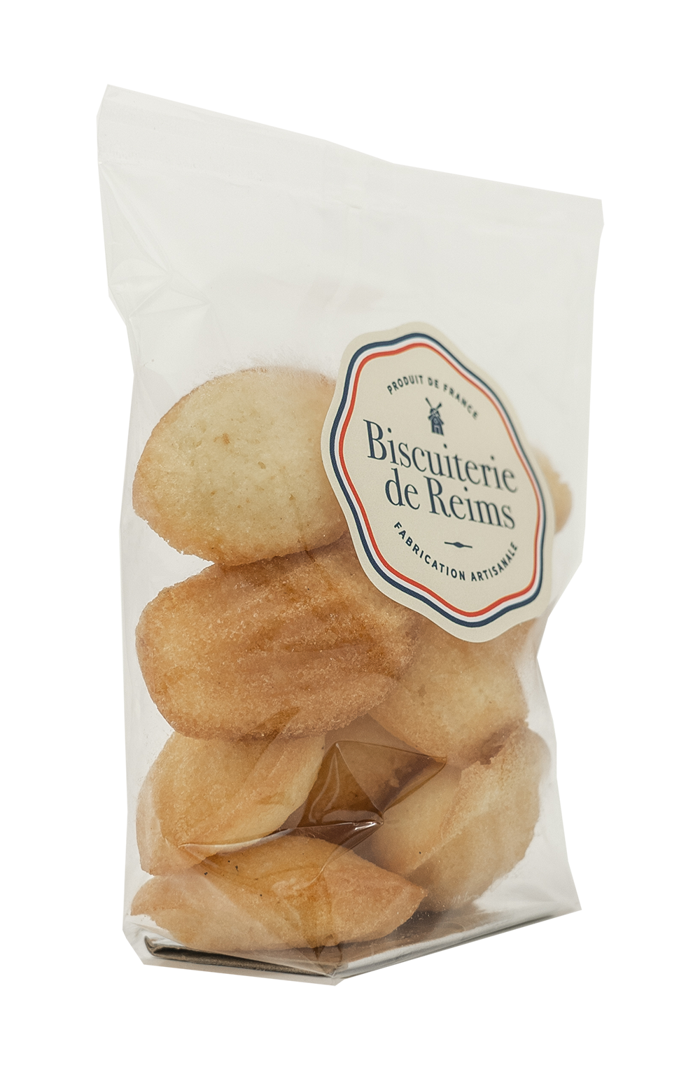 Mini Madeleine Pur Beurre – Sachet de 50gr – La Biscuiterie de Reims